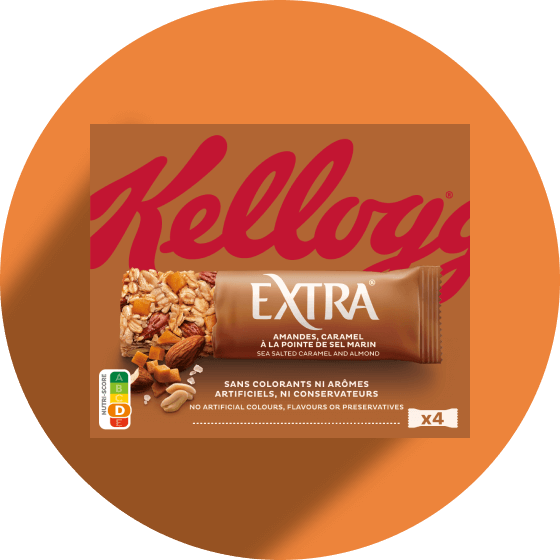 Barres Extra amandes caramel à la pointe de sel marin