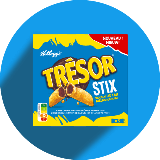 Barres Trésor Stix chocolat au lait